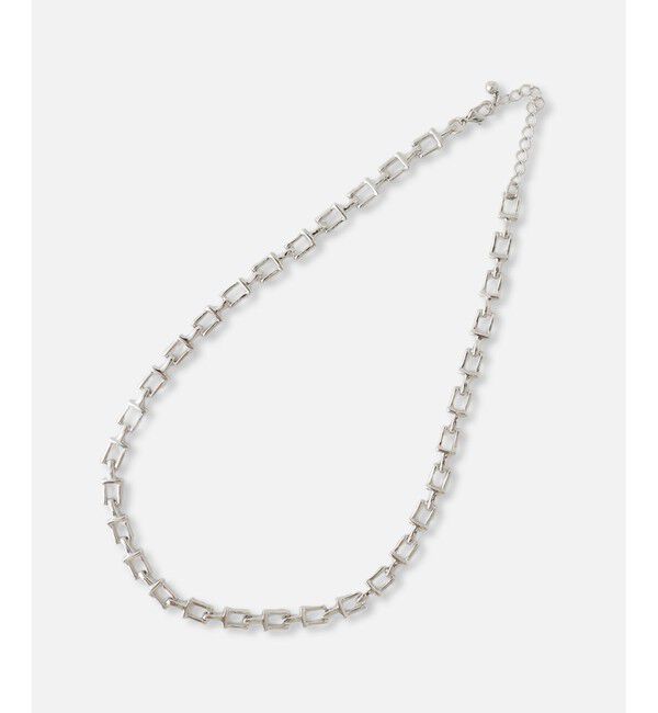 allureville「スクエアチェーンネックレス」|ネックレス|