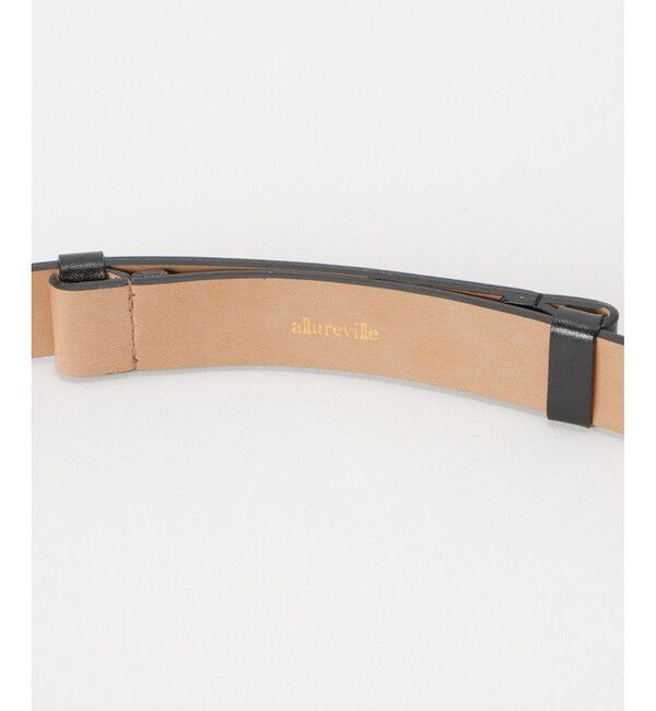 allureville「2WAYスクエアバックルベルト」|ベルト|