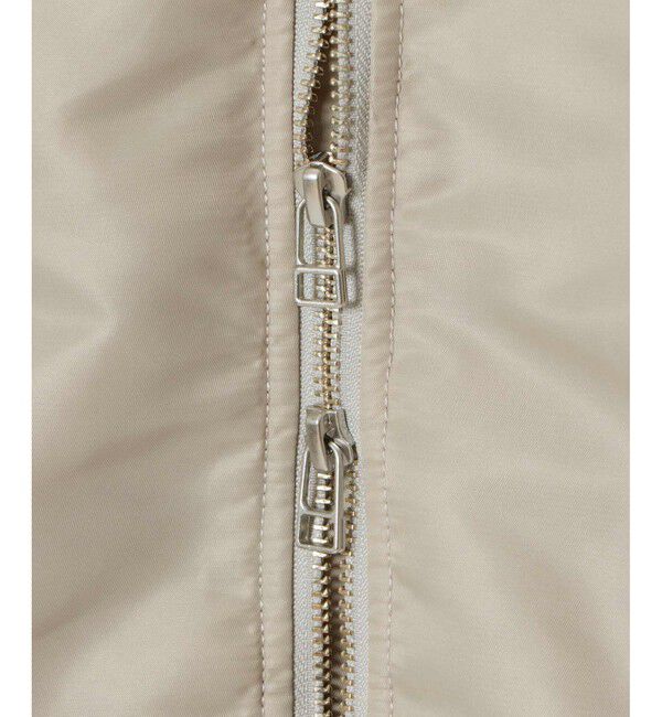 allureville「ナイロンツイルロングMA-1」|ブルゾン・スタジャン|