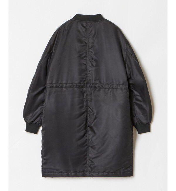 allureville「ナイロンツイルロングMA-1」|ブルゾン・スタジャン|