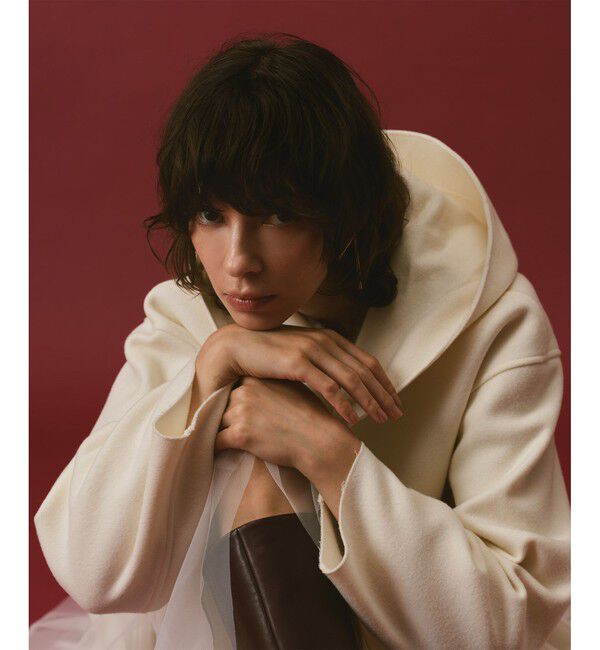 allureville「圧縮メルトンフーディコート」|その他|