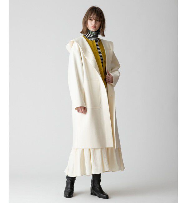 allureville「圧縮メルトンフーディコート」|その他|