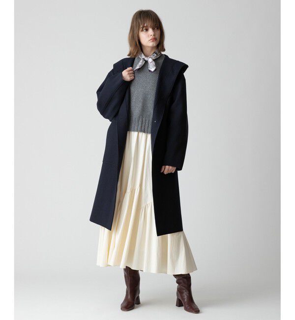 allureville「圧縮メルトンフーディコート」|その他|