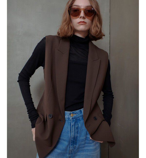 allureville「ギャバダブルブレストジレ」|その他|