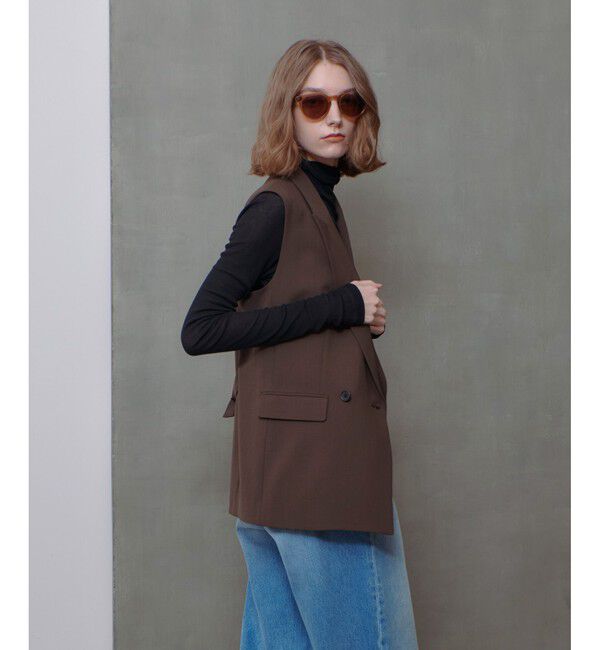 allureville「ギャバダブルブレストジレ」|その他|