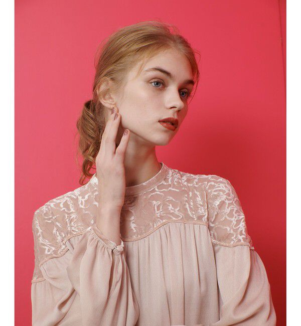 LOULOU WILLOUGHBY「【LOULOU WILLOUGHBY】オパールフラワーワンピース」|ドレス|