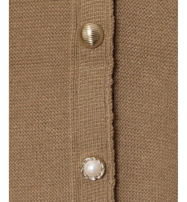 allureville「ラビットカフクレイジー釦2WAYプルオーバー」|ニット・セーター|