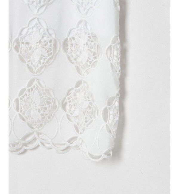 LOULOU WILLOUGHBY「【LOULOU WILLOUGHBY】タフタシシュウタイトスカート」|タイト|