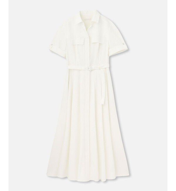 allureville「サッカースキッパーターンバックワンピース」|ワンピース|オフホワイト