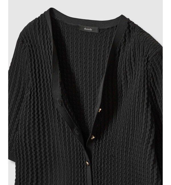 allureville「ソチッドウェービーV プルオーバー」|カーディガン|