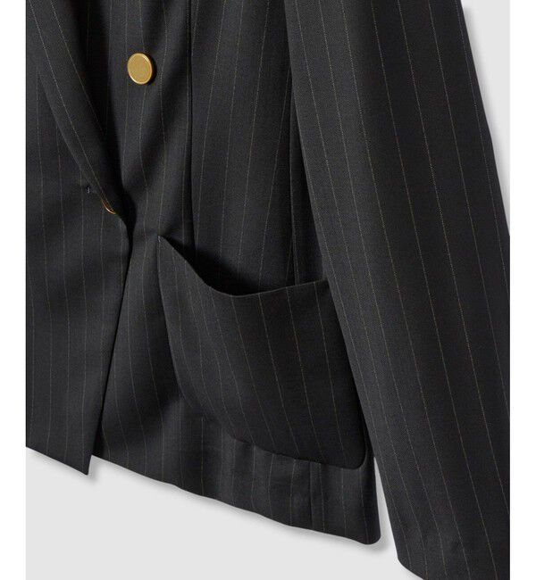 allureville「トリアセサイロピークドラペルジャケット」|テーラードジャケット|