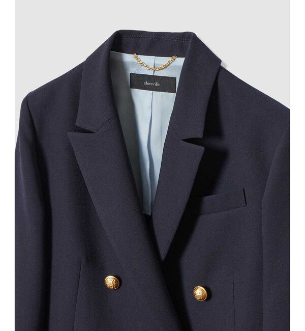 allureville「マットクロスダブルジャケット」|テーラードジャケット|