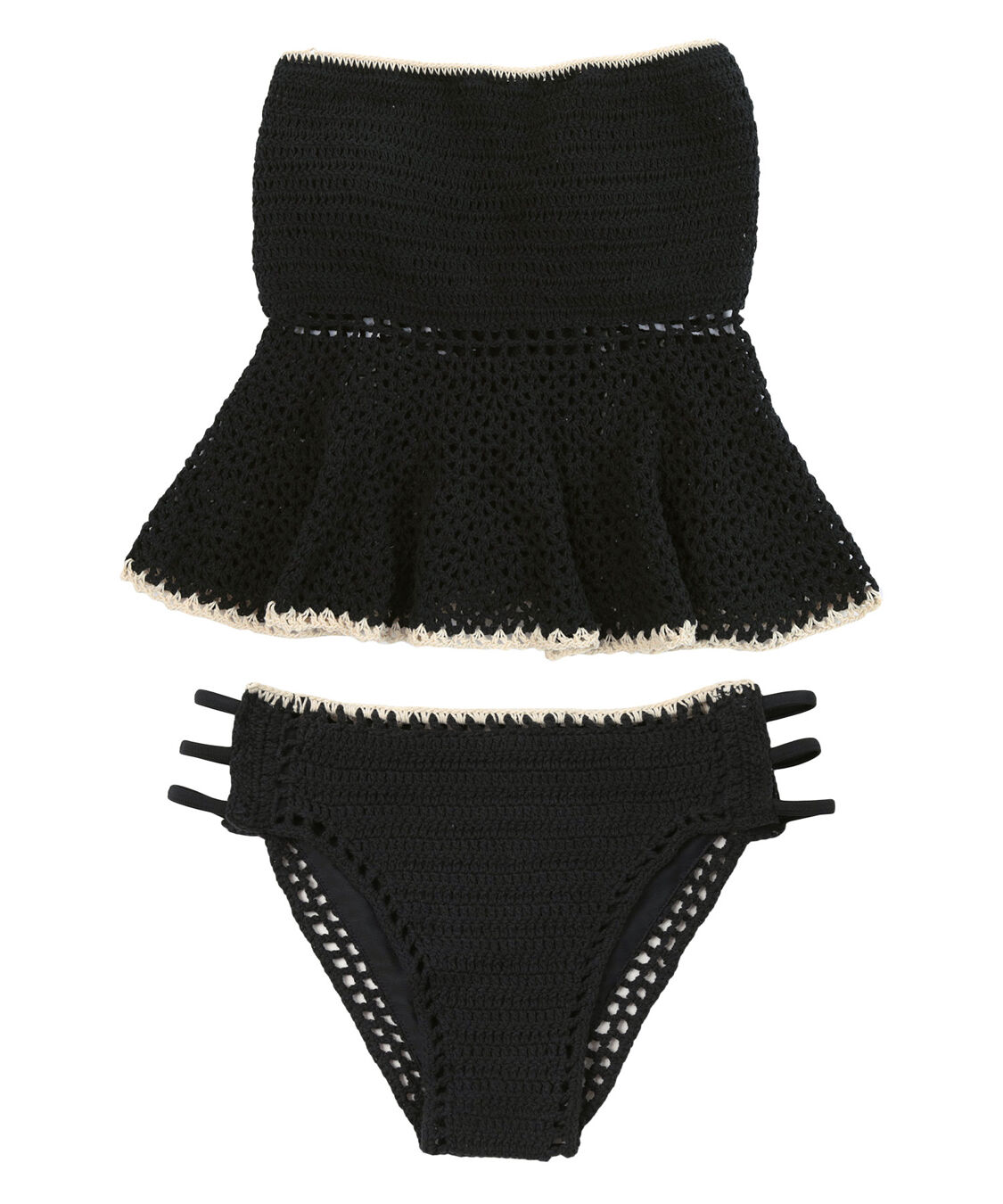 SEA DRESS「ペプラムクロシェビキニ」|ビキニ|