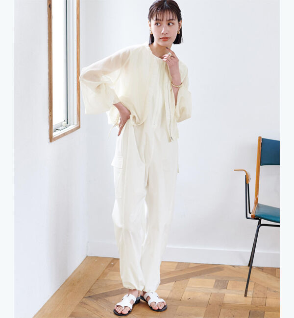 ur's「【小西翼さんコラボアイテム】撥水ノースリーブオールインワン/ラッシュガード」|オールインワン|