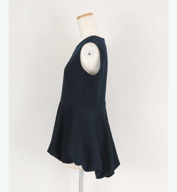 ur's「【八田真理子さんコラボアイテム】ノースリーブバルーンペプラムトップス」|Tシャツ・カットソー|