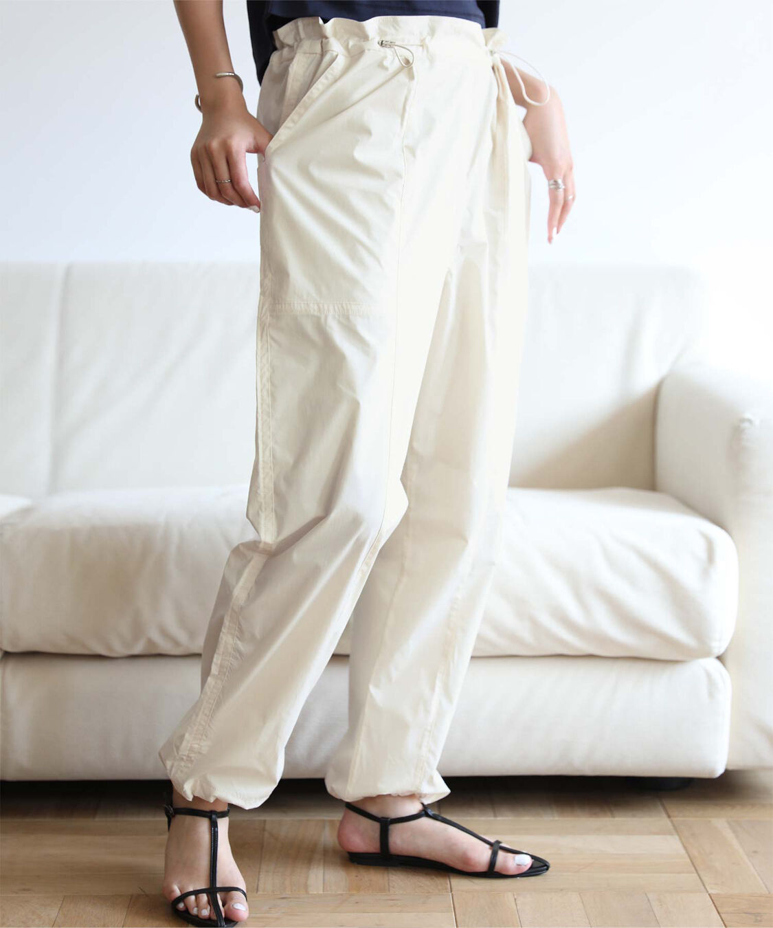 ur's「ドロストジョガーパンツ/ラッシュガード」|スラックス|