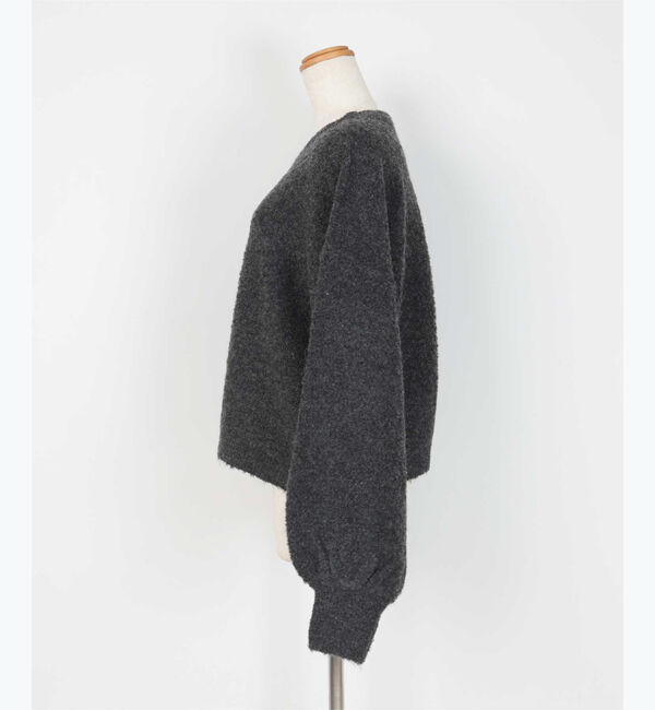 ur's「【星玲奈さんコラボアイテム】ウールブレンドクロップドクルーネックニット」|ニット・セーター|