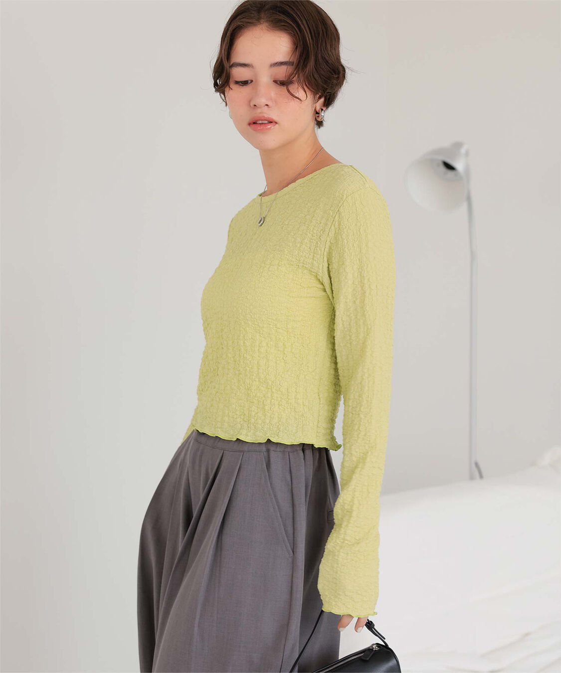 titivate「前後2wayポコポコジャガードトップス」|Tシャツ・カットソー|