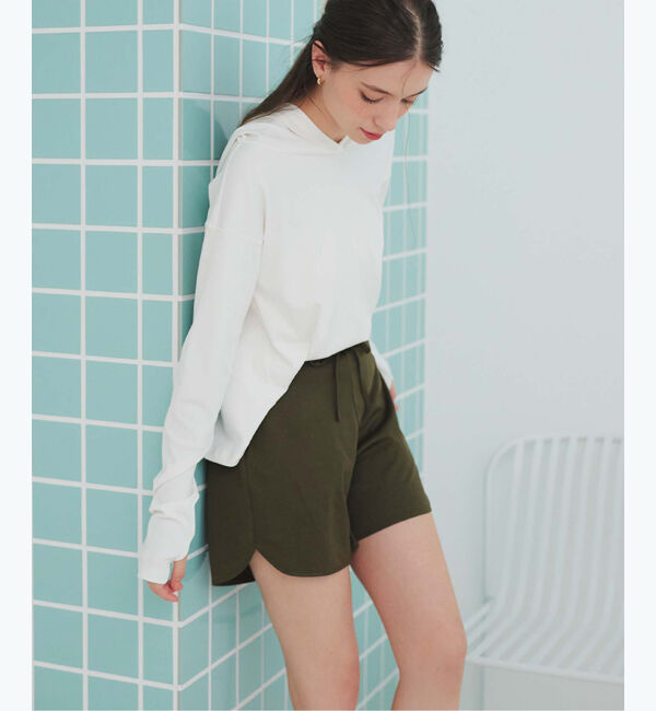 SEA DRESS「フード付トップスラッシュガードセットアップ」|ビキニ|