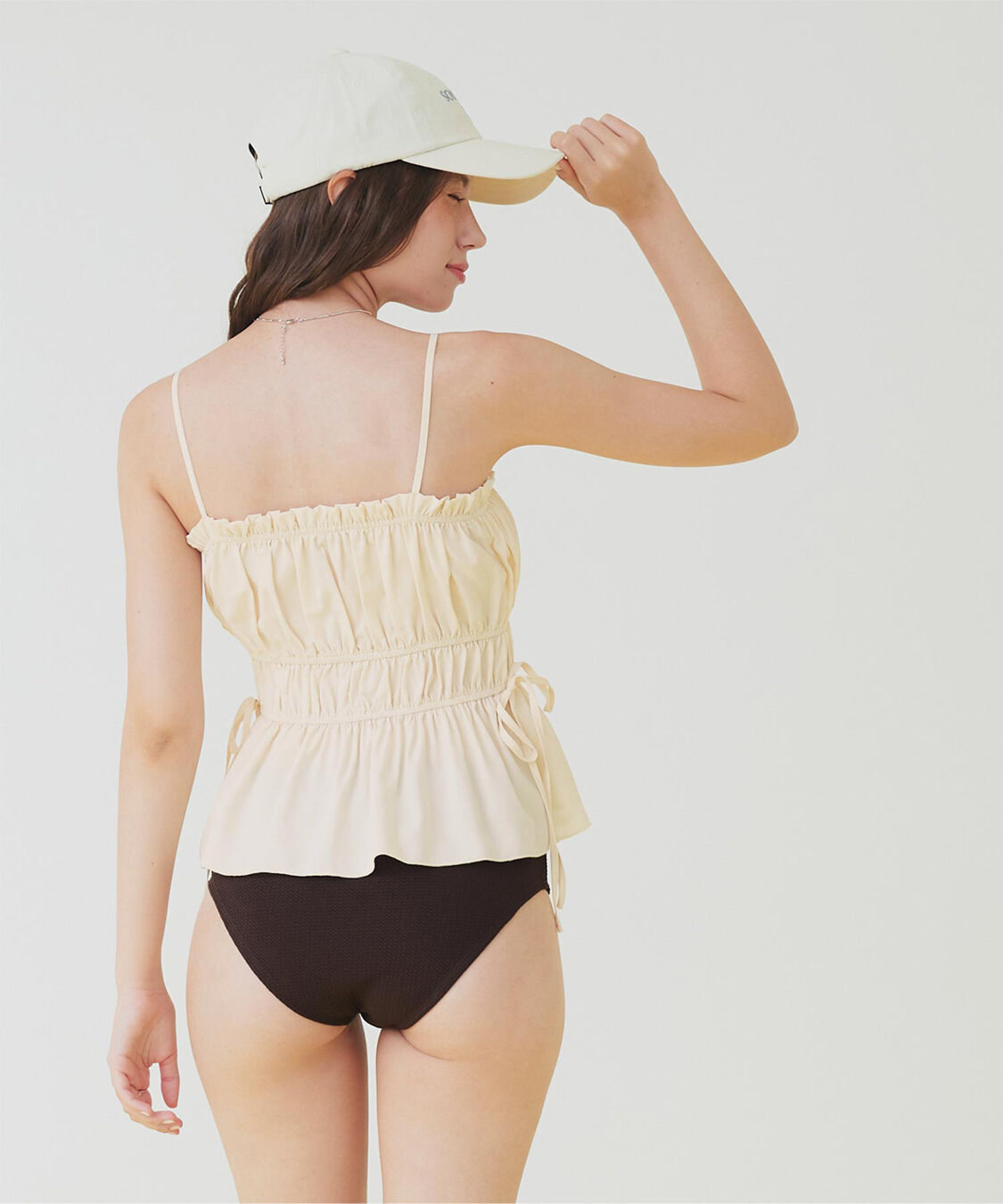 SEA DRESS「ティアードラインペプラムビキニ/水着」|ビキニ|