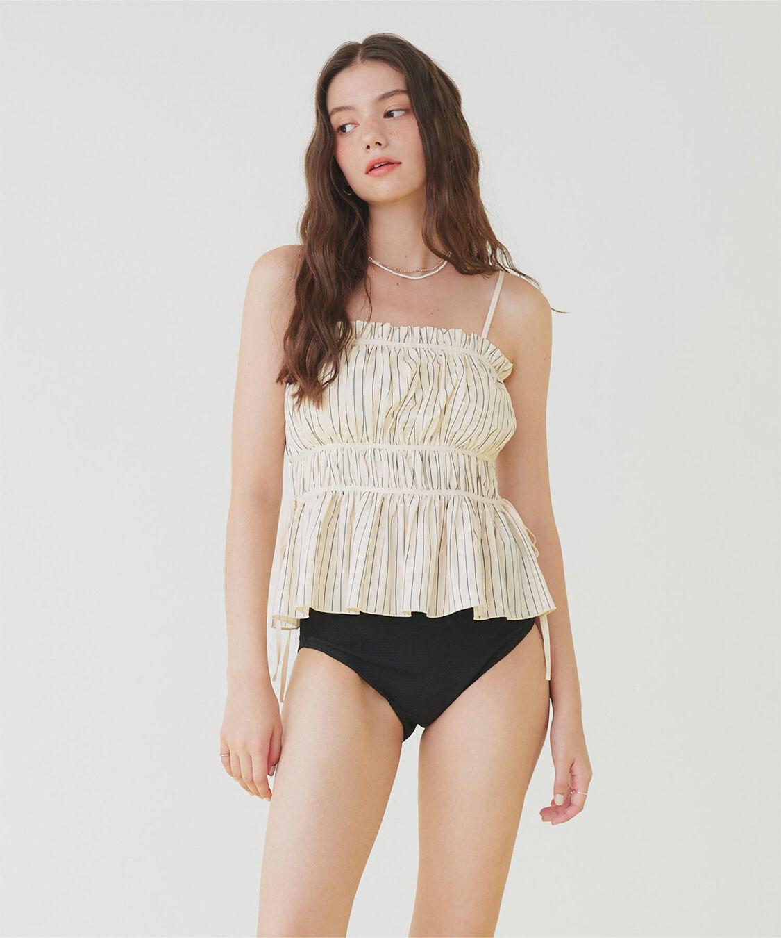 SEA DRESS「ティアードラインペプラムビキニ/水着」|ビキニ|