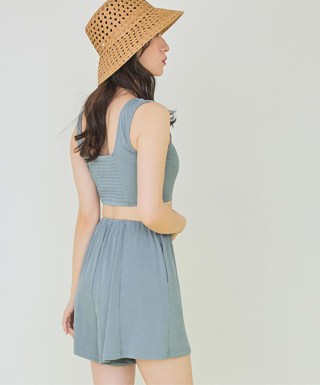 SEA DRESS「4点ｾｯﾄ/ﾍﾑﾗｲﾝﾗｯｼｭｶﾞｰﾄﾞ&times;ﾋﾞｷﾆ/水着」|ビキニ|