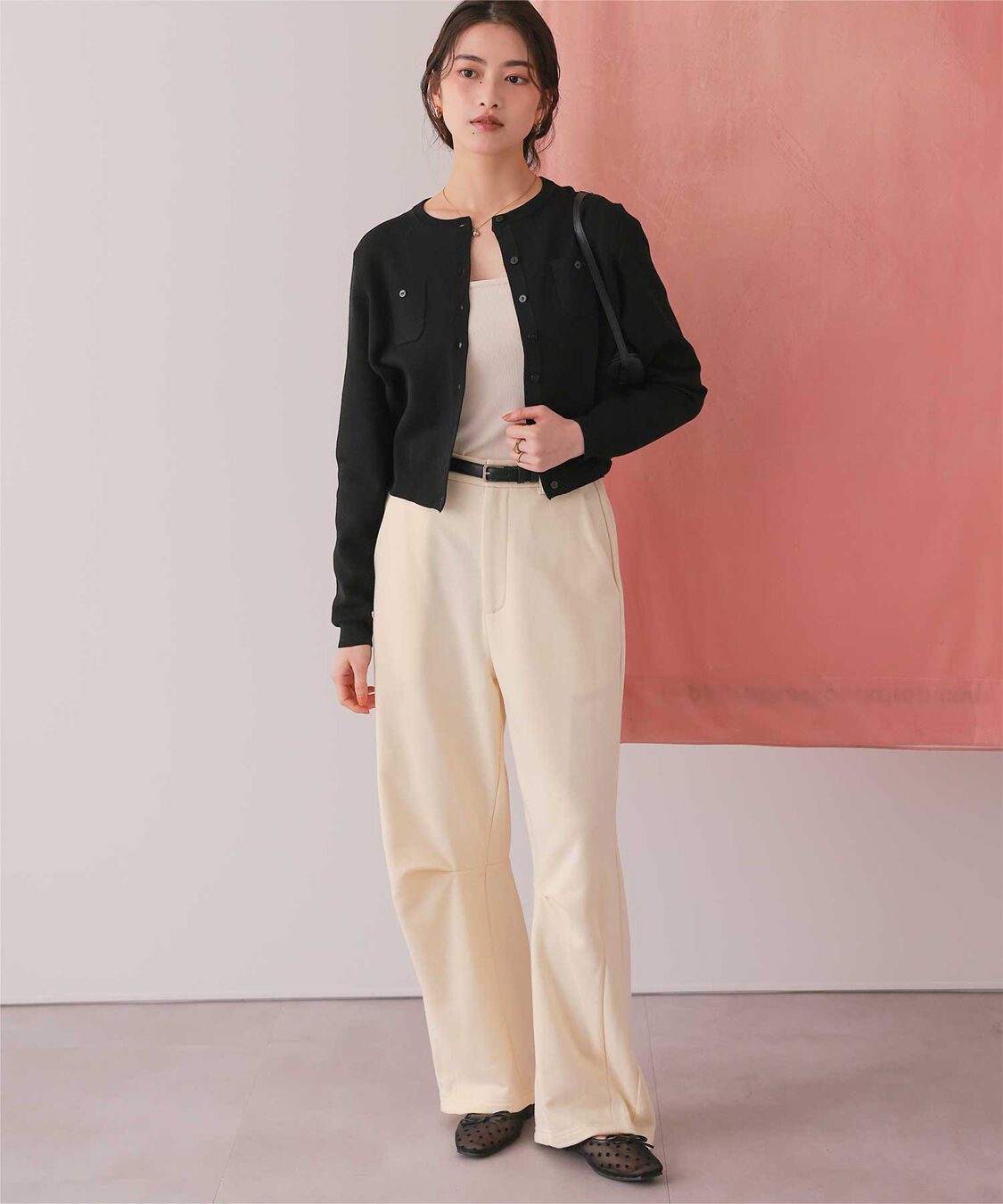 titivate「胸ポケットニットカーディガン」|ニット・セーター|