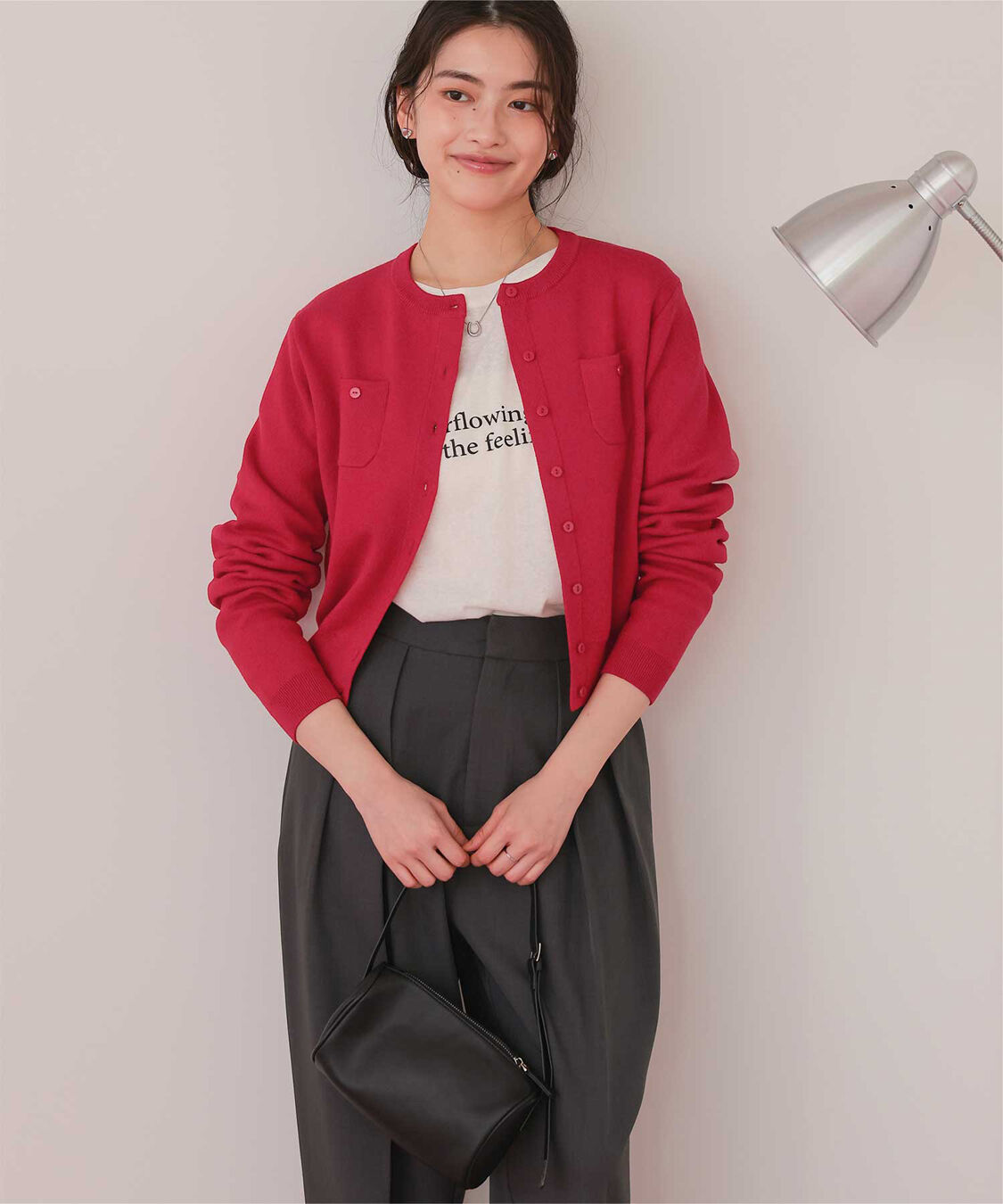 titivate「胸ポケットニットカーディガン」|ニット・セーター|