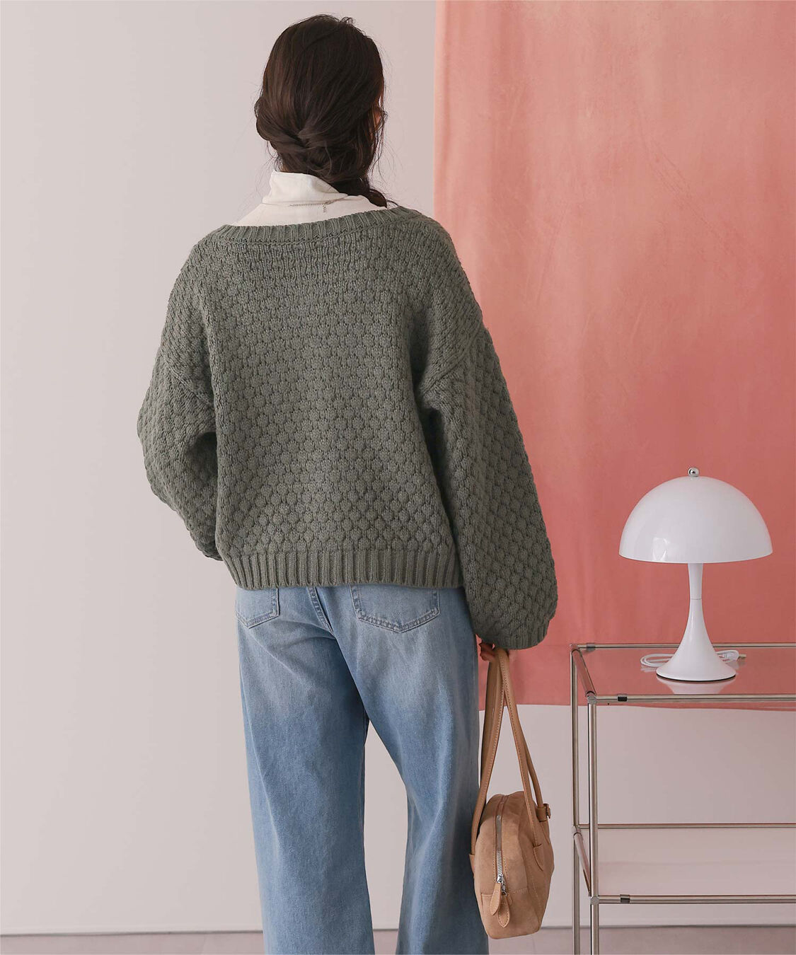 titivate「ポップコーンニットカーディガン」|カーディガン|