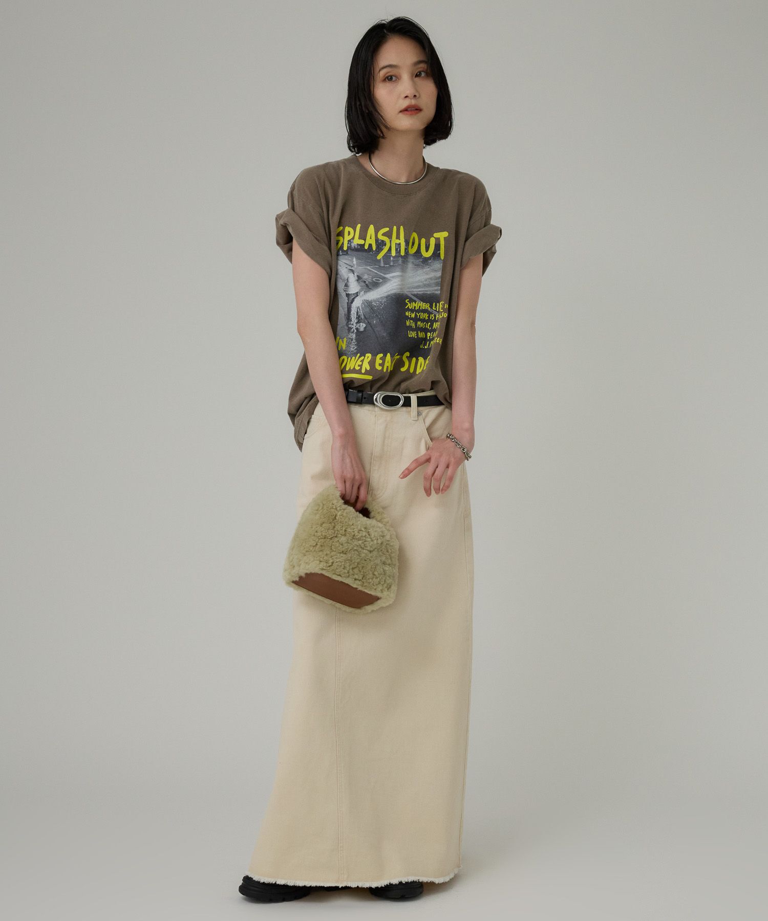 BABYLONE「カツラギロングスカート」|スカート|