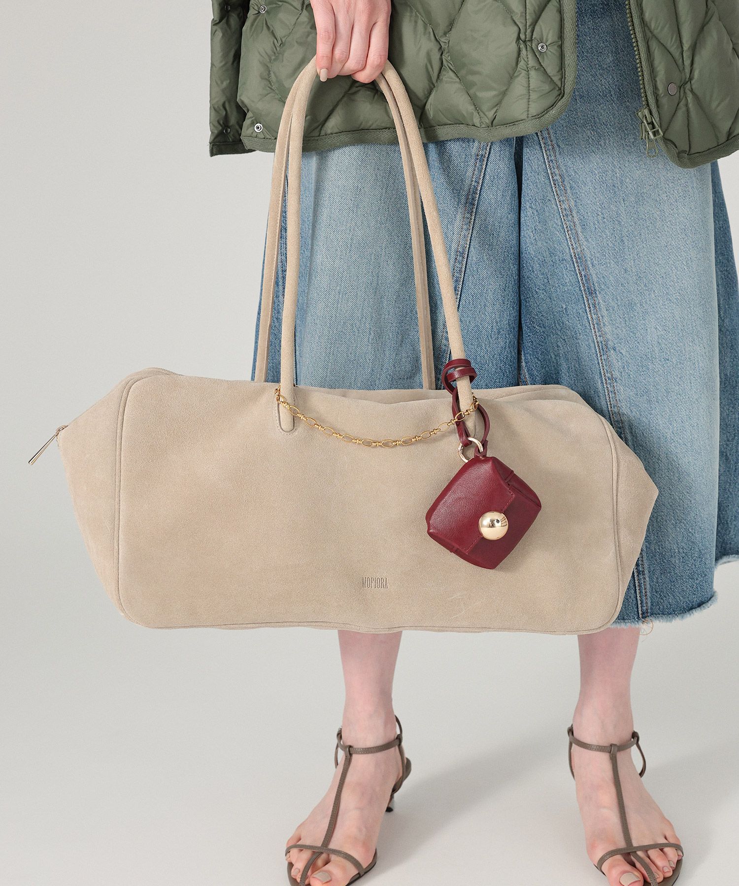  「【LE VERNIS】Orb wallet」|チャーム・キーホルダー|ボルドー