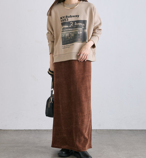  「フォトプリントスウェットプルオーバー」|プルオーバー|