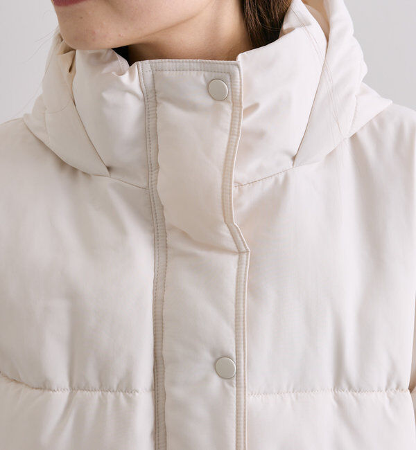  「【WEB限定】裾ラウンドフェイクダウンジャケット」|ダウン|