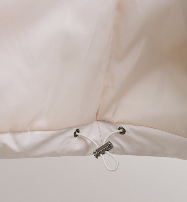  「【WEB限定】裾ラウンドフェイクダウンジャケット」|ダウン|