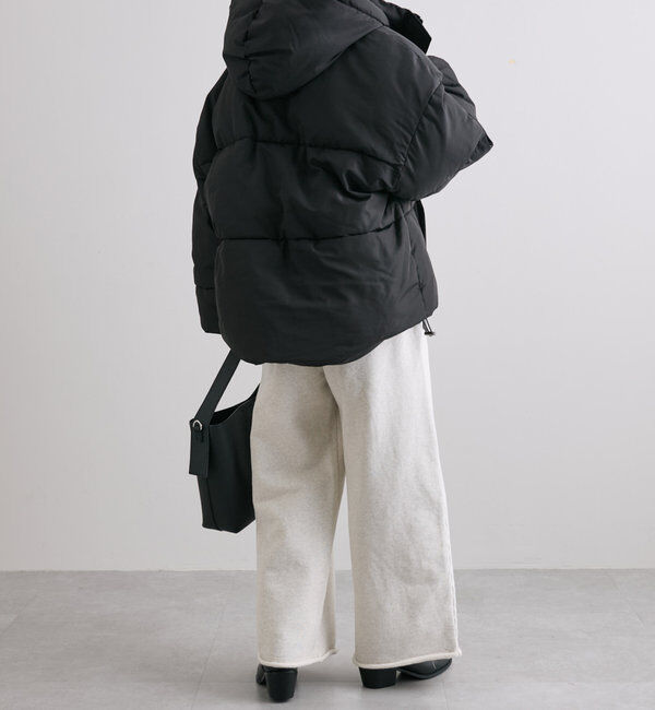  「【WEB限定】裾ラウンドフェイクダウンジャケット」|ダウン|