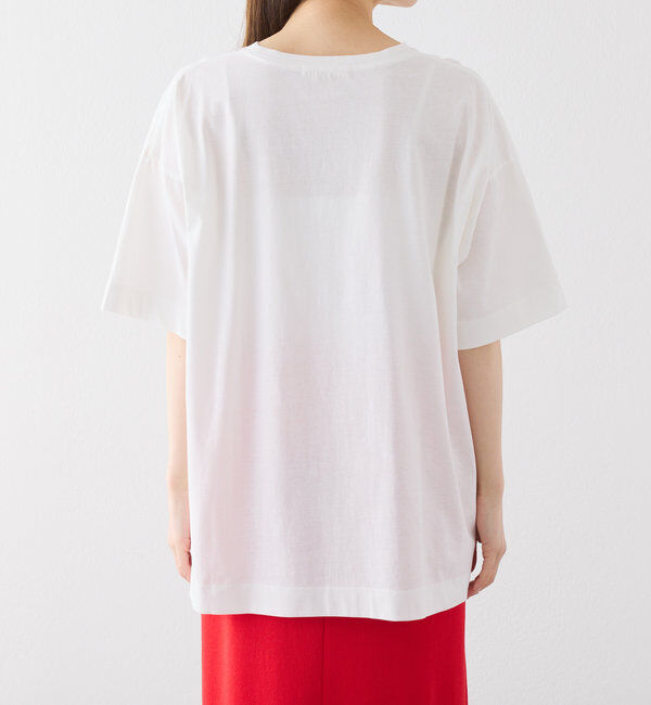  「【汗シミ防止素材】シンプルロゴTシャツ」|Tシャツ・カットソー|