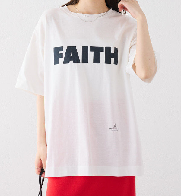  「【汗シミ防止素材】シンプルロゴTシャツ」|Tシャツ・カットソー|