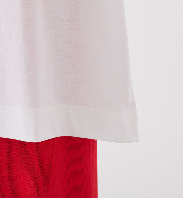  「【汗シミ防止素材】シンプルロゴTシャツ」|Tシャツ・カットソー|