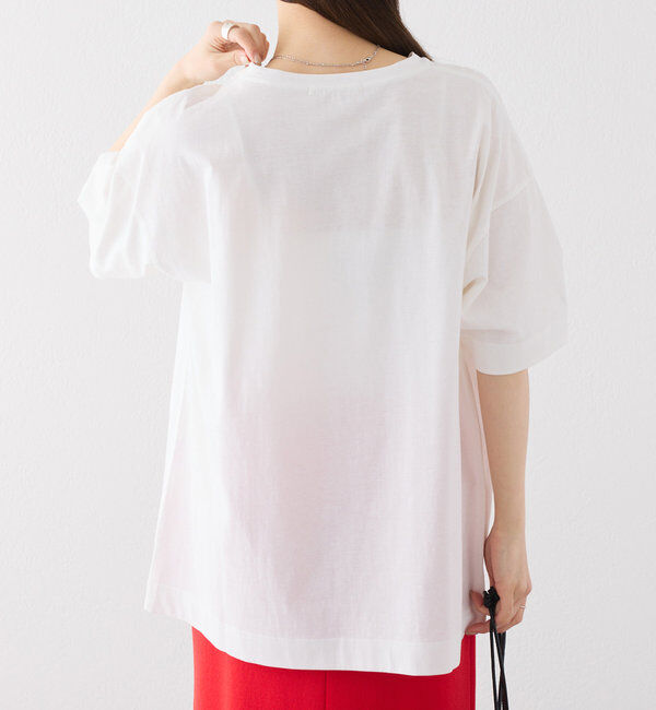  「【汗シミ防止素材】シンプルロゴTシャツ」|Tシャツ・カットソー|