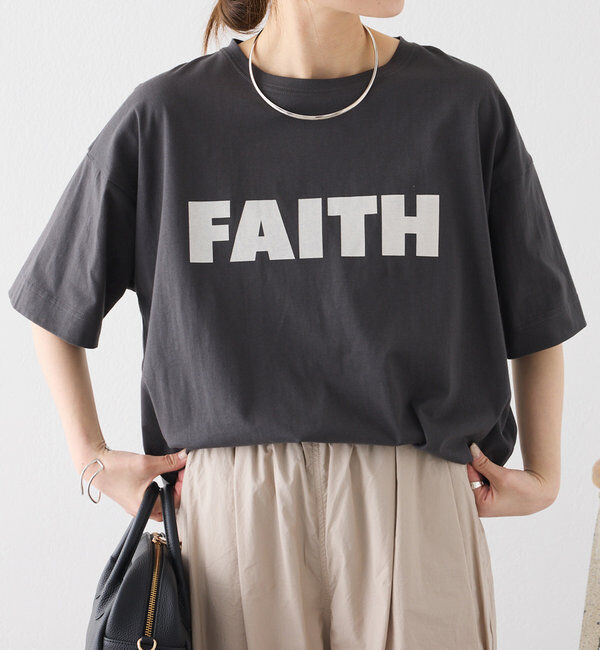  「【汗シミ防止素材】シンプルロゴTシャツ」|Tシャツ・カットソー|