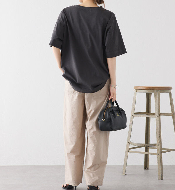  「【汗シミ防止素材】シンプルロゴTシャツ」|Tシャツ・カットソー|