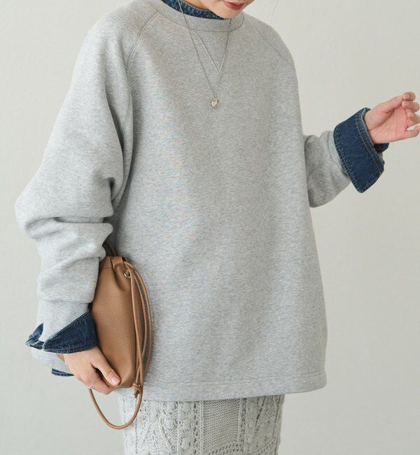  「裏起毛ポンチョスウェットプルオーバー」|プルオーバー|