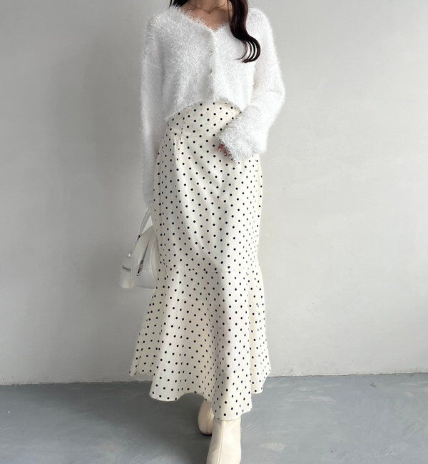  「【マイナス5キロ見え】後ろレースアップマーメイドスカート」|スカート|