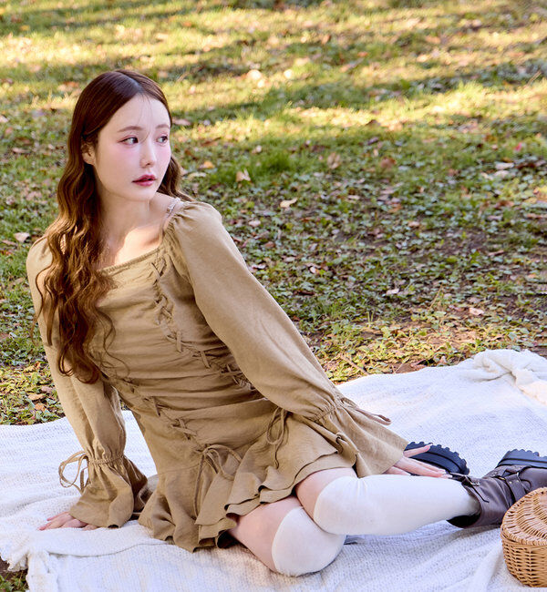  「【2WAY仕様】ドロストチュニック」|ワンピース|