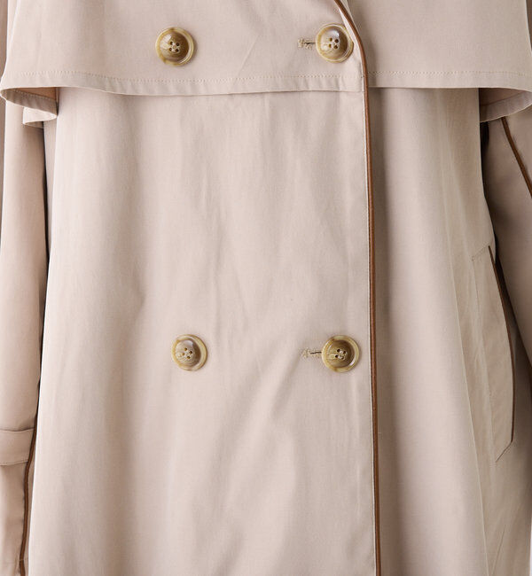  「【オリジナルロゴ入り】配色トレンチコート」|その他|