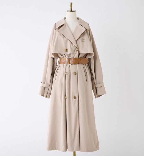  「【オリジナルロゴ入り】配色トレンチコート」|その他|