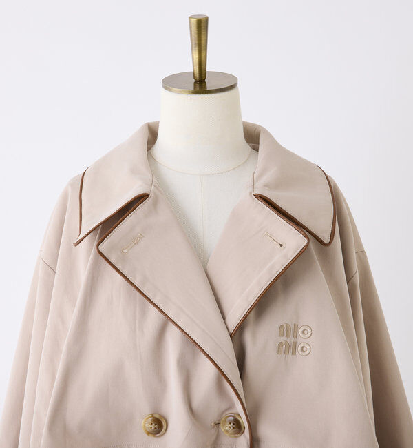  「【オリジナルロゴ入り】配色トレンチコート」|その他|