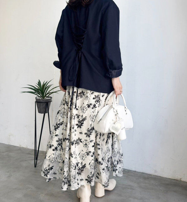  「バックレースアップテーラージャケット」|テーラードジャケット|