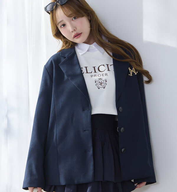  「バックレースアップテーラージャケット」|テーラードジャケット|