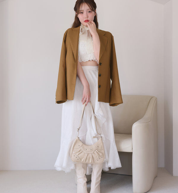  「バックレースアップテーラージャケット」|テーラードジャケット|